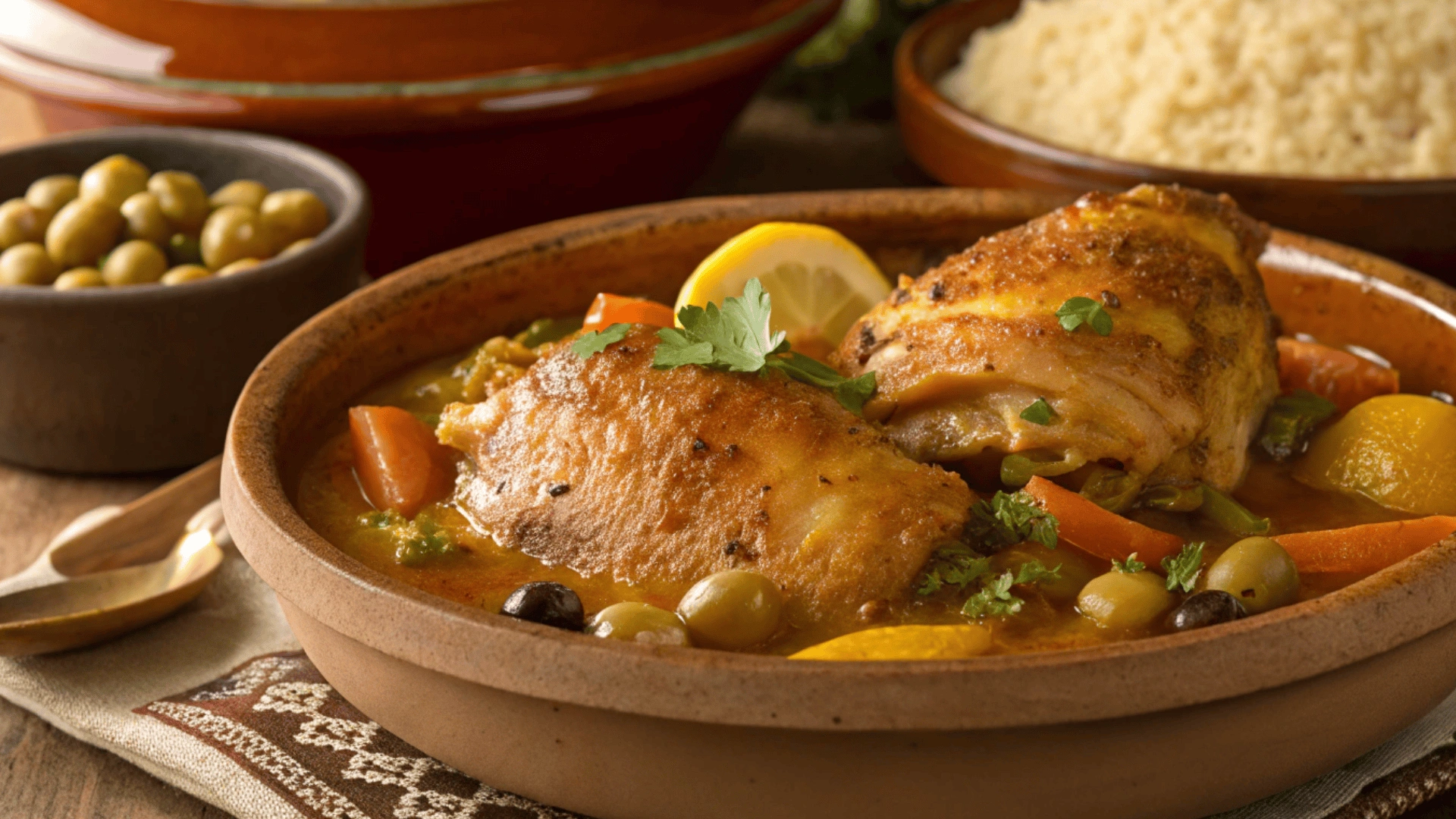 Moroccan Chicken Tajine