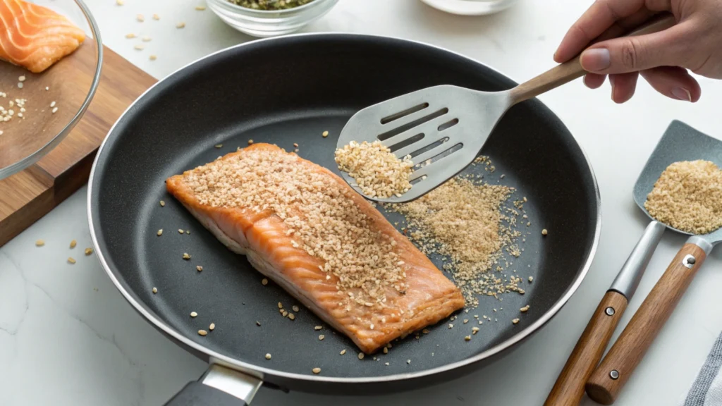 Sesame Panko Salmon